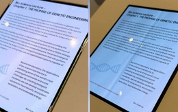 Ứng dụng nguyên lý đập nước, Samsung xóa nếp gấp trên màn hình gập như thế nào?