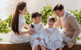 Ngắm bộ ảnh đẹp như ngôn tình của đội trưởng tuyển Việt Nam bên Hoa khôi Đại học Vinh và con gái nhỏ