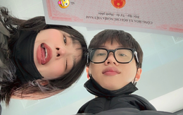 1 nam rapper Việt và quản lý đăng ký kết hôn