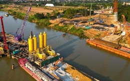 DN thi công cầu Bãi Cháy với công nghệ phức tạp, chưa từng có ở Việt Nam trúng thi công cầu vượt sông Hồng, nối khu phố cổ với Long Biên