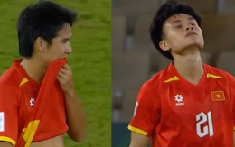 Dàn tuyển thủ U23 Việt Nam thất thần, buồn bã khi thua đau U23 Trung Quốc