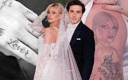 70 hình xăm của Brooklyn Beckham đều liên quan đến vợ