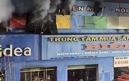 Hiện trường vụ cháy Trung tâm mua sắm điện máy lúc rạng sáng khiến 2 mẹ con tử vong thương tâm