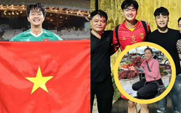 Gánh hoa quả của mẹ thủ môn Cao Văn Bình đắt khách, gia đình làm 10 mâm cỗ đón con về từ U23 châu Á