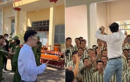 Nam ca sĩ - em trai Hoài Linh hát ở trại giam Xuyên Mộc