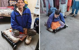 Đóng cửa 3 căn nhà, đẩy xe ra chợ ăn xin: Triệu phú giả nghèo khiến cả khu phố choáng váng