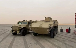 Xe bọc thép BTR-22 lần đầu tiên xuất hiện tại một triển lãm quốc tế