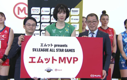 Thanh Thuý nhận giải đặc biệt, vượt 27 ngôi sao bóng chuyền nữ hay nhất Nhật Bản