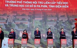 Tổng Bí thư Tô Lâm dự lễ khánh thành Trường Phổ thông nội trú liên cấp TH và THCS Si Pa Phìn