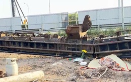 Trụ sắt lớn đè chết người tại dự án mở rộng cao tốc TPHCM - Long Thành