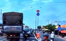 TPHCM: Bức xúc tài xế xe tải chạy ngược chiều để đỡ mất 1 km