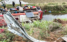 Lật xe khách, 11 người bị thương ở Sơn La: Tài xế khai do buồn ngủ