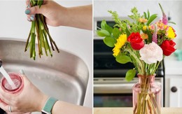 Cắm hoa tươi mãi không tàn, hóa ra chỉ cần pha nước đúng cách: Mỗi loại hoa lại khác nhau