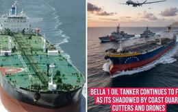 13 máy bay chở đặc nhiệm Mỹ chặn bắt tàu dầu Nga