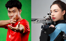 Đang thi đấu U23 châu Á, hotboy Lý Đức U23 Việt Nam vẫn tranh thủ "thả thính" hotgirl bắn súng Phí Thanh Thảo cực ngọt