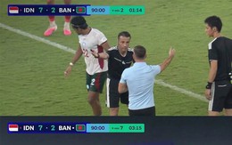 FIFA ASEAN Cup: Trọng tài bất ngờ sửa bảng bù giờ, tuyển Indonesia được cộng thêm 5 phút đầy khó hiểu