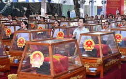 Tổng duyệt lễ truy điệu hài cốt liệt sĩ được tìm thấy tại CV Lê Thị Riêng