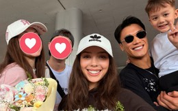 Bùi Tiến Dũng vỡ òa ngày đón vợ mẫu Tây trở lại Việt Nam: "Bây giờ bố sẽ ngủ ngon hơn vào mỗi đêm rồi"