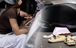 Người thân khóc ngất tại hiện trường vụ xe buýt va chạm xe máy khiến cô gái tử vong ở Hà Nội, nhân chứng kể chi tiết đau lòng