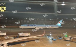 Tối qua - 23/10, sân bay Nội Bài ghi nhận một máy bay đặc biệt hạ cánh