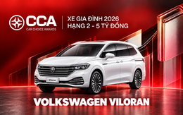 Volkswagen Viloran thắng giải ‘Xe gia đình 2026 - Hạng 2 - 5 tỷ đồng’ tại CCA 2026 với điểm bình chọn cao nhất