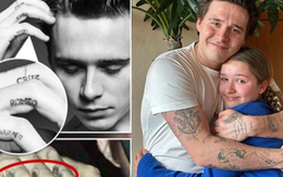 Cạn sạch tình nghĩa: Sau David Beckham-Victoria, 3 em ruột cũng bị Brooklyn xoá hình xăm, Harper tưởng được cưng cũng bị phũ phàng