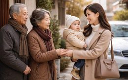 Chuẩn bị đưa con về ăn Tết nhà ngoại, mẹ chồng nói 1 câu khiến nàng dâu "quay xe gấp"