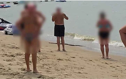 Sinh vật dài ngoằng bất ngờ trồi lên giữa bãi tắm đông nghịt, cơ quan chức năng nói: "Đây là việc hiếm"