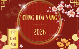 Văn khấn lễ hóa vàng Tết Bính Ngọ 2026
