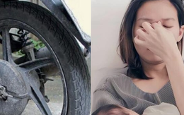Đang đi du xuân thì gặp sự cố với chiếc xe máy cà tàng, vợ chồng tôi được phen hoảng hồn