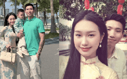 Doãn Hải My vững phong độ nàng WAG mặc áo dài đẹp nhất, xách túi hiệu sang chảnh bên Văn Hậu ai cũng ngoái nhìn