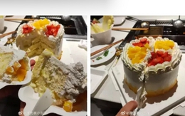 Chiếc bánh kem đang gây bão MXH, khiến 1 ông bố bị chỉ trích dữ dội: Gia đình anh không có sĩ diện sao?