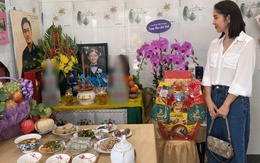 Lê Phương lặng lẽ làm 1 điều đặc biệt trong giỗ đầu của nghệ sĩ Quý Bình