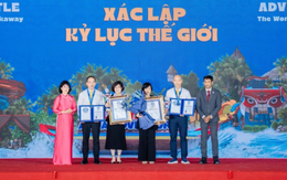 Tổ chức kỷ lục thế giới sang Việt Nam xác nhận điều chưa từng có: "Cú đúp" trao ngay ngày khai trương