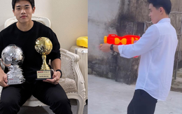 Không nhận ra Đình Bắc khi về quê, diện sơ mi trắng như soái ca nhưng làm một điều lạ lắm