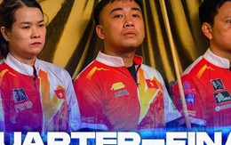 Dương Quốc Hoàng và đồng đội dừng bước đầy tiếc nuối tại tứ kết giải pool 10 bi thế giới 2026