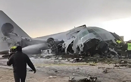 Rơi máy bay chở tiền khiến ít nhất 35 người thương vong