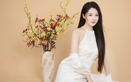 Á hậu Đỗ Hà Trang khoe vẻ đẹp Á Đông trong bộ ảnh đón Tết