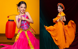 Cao Minh Tiến mang văn hóa dân tộc vào áo dài cho các "nàng thơ nhí"