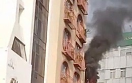 Cháy nhà 5 tầng ở trung tâm TPHCM vào sáng nay