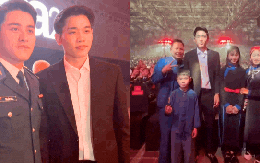 Gấp đôi visual: Đại uý Đào Văn Bình xin chụp ảnh cùng Đình Bắc, hotboy U23 Việt Nam cực hút fan tại WeChoice Awards 2025