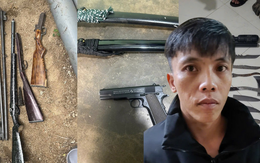 Khám xét nơi ở của Lê Trung Huy trong chuyên án lớn, tịch thu loạt tang vật chôn dưới vườn nhà