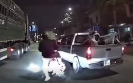 Tài xế tạt đầu làm 3 người suýt chết dưới xe container không khác gì kẻ sát nhân