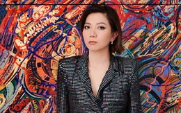 Đào Anh Thơ tái xuất với loạt tranh khổ lớn tại triển lãm cùng cha Đào Anh Khánh