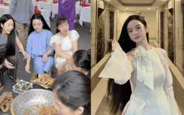 Chu Thanh Huyền - vợ Quang Hải trên phố là CEO sang chảnh, về quê chồng vẫn xắn tay vào làm cỗ như thường