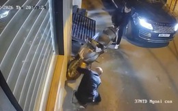 Chọc thủng lốp xe SH dựng bên đường, tài xế xe Range Rover khai gì?