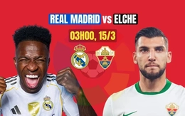 Nhận định Real Madrid vs Elche, 3h00 ngày 15/3: Tiếp đà hưng phấn