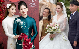 Xúc động bài thơ mẹ vợ dành tặng tuyển thủ Đức Huy trong ngày cưới MC Huyền Trang Mù Tạt, cô dâu khóc như mưa