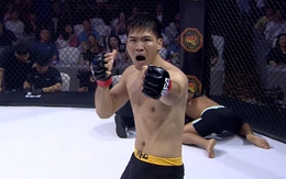 Cận cảnh Đỗ Thành Chương 'đè đầu cưỡi cổ', võ sĩ Trung Quốc đầu hàng sau 69 giây