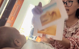 Clip mẹ bỉm liên tục làm hành động lạ trước mặt con mới sinh hút 10 triệu lượt xem: Nhìn rất vô lý nhưng kết quả rất đỉnh?